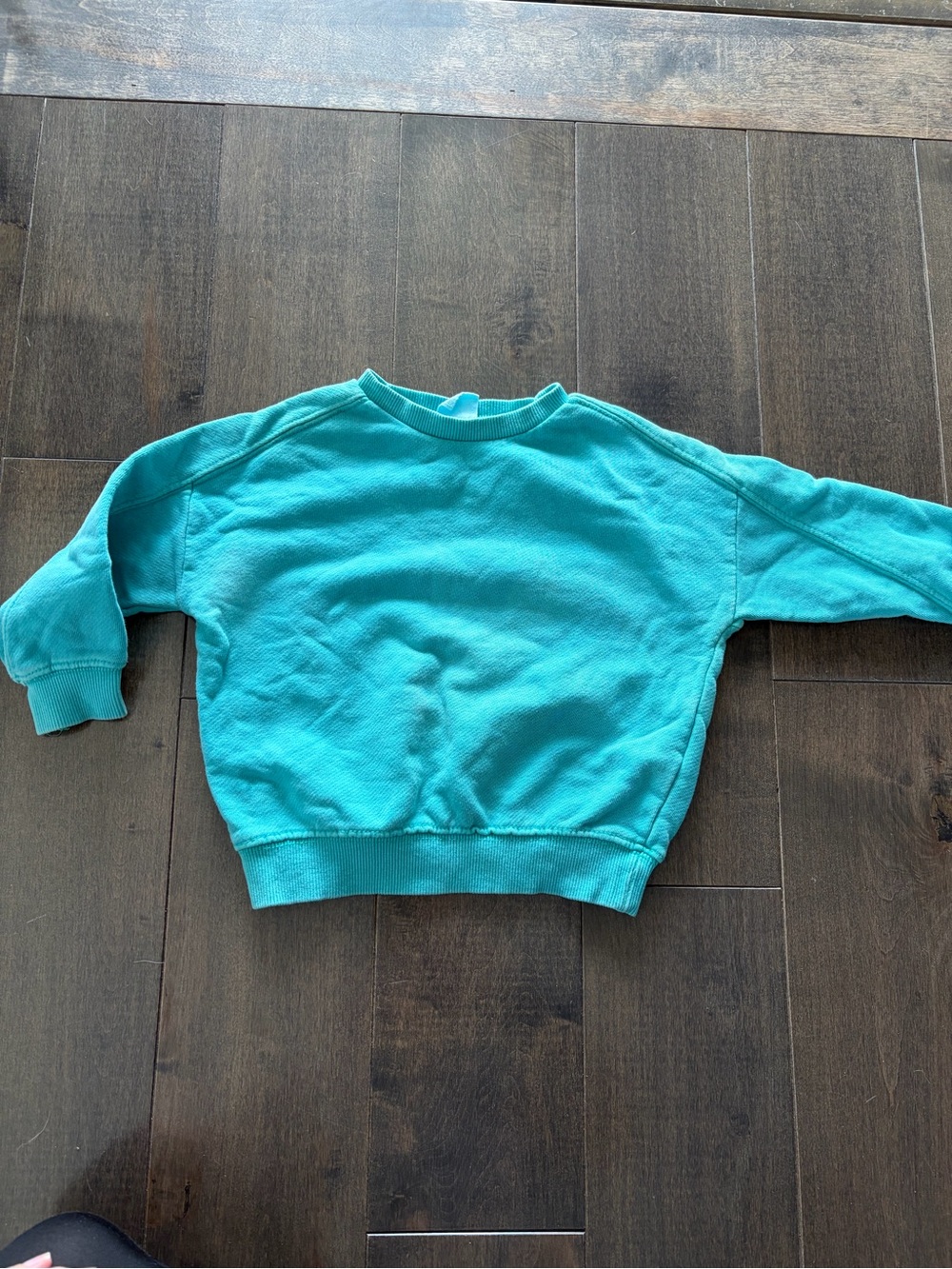 Zara Kids Teal Crewneck Sweatshirt